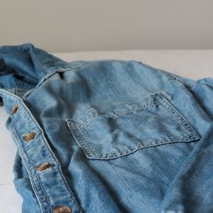 American Eagle Blue Jean Button Up